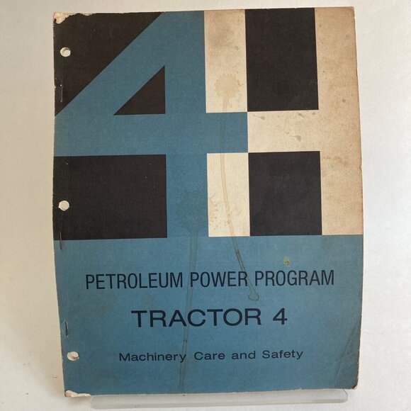 Vintage 1970 4H Tractor 4 Work Book Petroleum Power Program - Picture 1 of 7